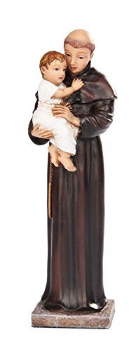 PTC 6 Inch Medium Saint Anthony Orthodox Religious Statue Figurine