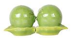 Pacific Giftware Kissing Peas in A Pod Magnetic Salt and Pepper Shakers Gift Box Set Ceramic