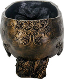 YTC Summit International Human Skeleton Skull Planter Plant Pot Halloween Home Decoration Décor New