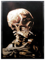 10 Inch Van Gogh - Skeleton with Cigarette Wall Art Decoration