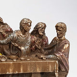 Last Supper with Jesus and His Apostles Statue Figurine La Ultima Cena de Jesus Cristo