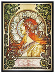 YTC Summit 8561 Mucha Zodiac Art Glass