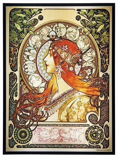YTC Summit 8561 Mucha Zodiac Art Glass