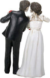 YTC Summit International Love Never Dies Skeleton Wedding Couple Bride and Groom I Do Figurine New