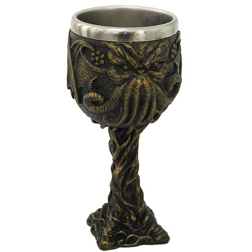 Pacific Giftware 6.75 Inches The Call of Cthulhu Cthulhu Octopus Resin Drinking Wine Goblet