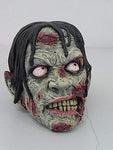 PTC 6.75 Inch Halloween Blood Shot Eyed Zombie Skull Resin Statue Figurine