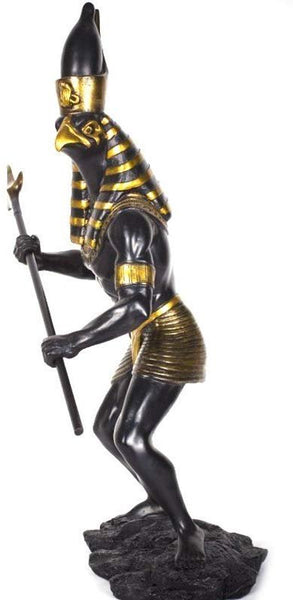 Egyptian God Horus Statue Deity Falcon Figurine