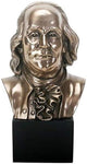 Benjamin Franklin Bust Bronze Figurine