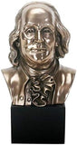 Benjamin Franklin Bust Bronze Figurine