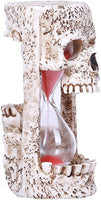 Pacific Giftware Skull Head Sandtimer Collectible Open Mouth Hour Glass Skeleton Figure