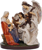 Pacific Giftware The Blessed Virgin Mary and the Song of the Angels Figurine Collectible Religious Sculpture