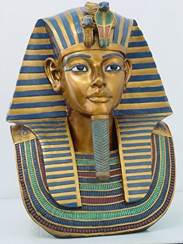 PTC 18.75 Inch Egyptian King TUT Head and Bust Resin Statue Figurine