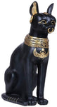 ABZ Brand Large Ancient Egyptian Guardian Standing Bastet Cat Figurine Statues