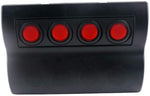 12V 4 Gang LED Indicator Boat Rocker Switch Panel Circuit Breaker Auto Fuses