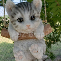 ABZ Brand Loving Cute Animal Pet Puppy Kitten Hanging Collectible Figurine Statue (Pug)