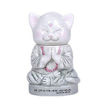 Pacific Giftware Master Meow Meditation Figurine Cotton Box