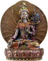 White Tara, Buddhist Goddess of Compassion and Longevity Statue, 6 Inches