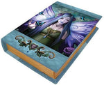 PTC 9.25 Inch Mystic Aura Book Rectangle Jewelry/Trinket Box Figurine