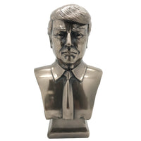 US President Donald J Trump Cold Cast Bronze Bust 7.5 Inches Tall Collectible Figurine