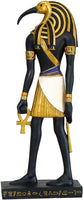 Ancient Egyptian Hieroglyph Inspired Egyptian Thoth Collectible Figurine 10" Tall