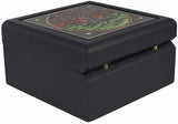Lisa Parker Celtic Tree of Life Art Tile Trinket Jewelry Keepsake Box