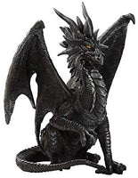 Pacific Giftware Black Checkmate Dragon Statue by Ruth Thomson Dragons Lair