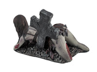 Undead Zombie Stripper Crawling Out of Grave Statue Figurine