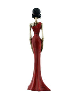 YTC 8 Inch Day of The Dead Lady in A Red Dress Statue Figurine Display