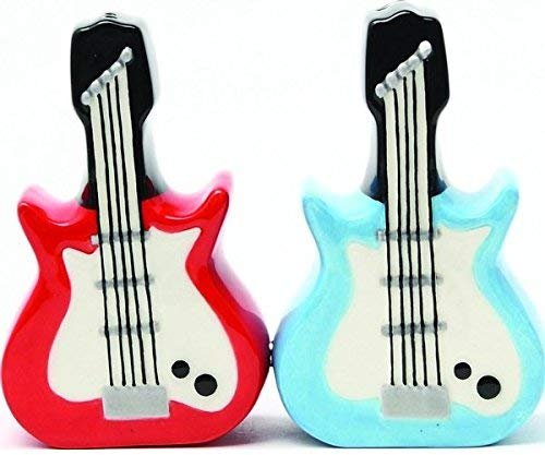 Dueling Electric Guitars Salt and Pepper Shaker Set by Pacific Trading