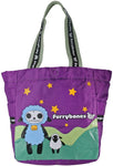 Furrybones Wooolee with Lamb Purple Carrying Tote Bag