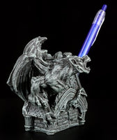 6" Evil Guardian Winged Gargoyle Sculpture Figure/Pen Holder