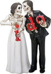 YTC Summit International Love Never Dies Skeleton Wedding Couple Bride and Groom I Do Figurine New