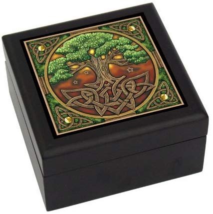 The Celtic Tree of Life "El Árbol De La Vida" Art Tile Box