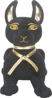 SUMMIT COLLECTION Black and Gold Ancient Egyptian Laying Anubis Dog Puppy...