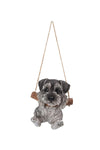 Hanging Schnauzer Puppy