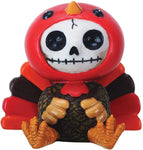 SUMMIT COLLECTION Furrybones Pumpkin Signature Skeleton in Turkey Costume