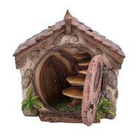 Pacific Giftware Miniature Fairy Garden of Enchantment Fairy Dome Cottage with Door Figurine Display 5.25 Inches