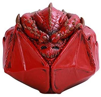 Pacific Giftware PT Red Winged Dragon Figurine Stash Decorative Boxes