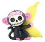 Furry Bones Black Munky Monkey Statue