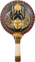YTC Summit International Ancient Egyptian Scarab Beetle Hand Mirror Vanity Beauty Accessory Egypt New