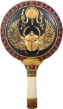 YTC Summit International Ancient Egyptian Scarab Beetle Hand Mirror Vanity Beauty Accessory Egypt New