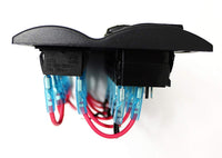 Bandc 6 Gang Marine Boat Bridge Control Panel Led Rocker Switch 12v 24v with Fuse