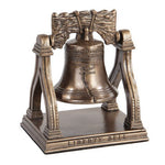 Bronze Tone Philadelphia Liberty Bell on Stand Statue, 5 1/4 Inch