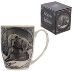 4" Snow Kisses New Bone China Porcelain Coffee Drink Mug