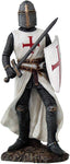 Pacific Giftware Crusader Knight in Full Shield and Sword Armor Collectible Figurine 11.5 Inch Tall