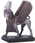 5.5 Inch Walking Egyptian Sphinx Statue Figurine, Multicolored