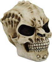PTC 6.75 Inch Growling Demon Skeleton Skull Resin Statue Figurine