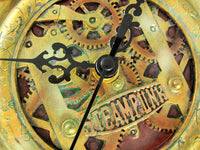 Cool 3-D Steampunk Wall Clock Steam Punk Sci-Fi