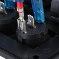 Dc12v 8 Gang Red Indicator Boat Rocker Switch Inbuilt Auto Circuit Breaker Switch Panel