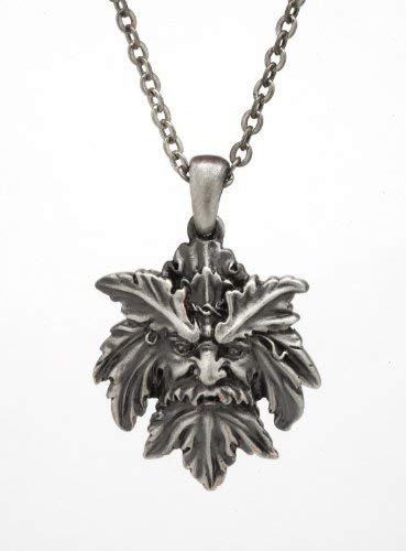 Lead-free pewter Necklace - Greenman